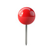 © MstPoliAkther - red pin isolated on a transparent checkered background