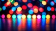 © Artem - Colorful bokeh lights create dreamy blurred background