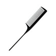 © Work Smartly - Sleek Black Comb for Perfect Hair Styling and Grooming