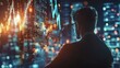 © Andrew - Financial Analyst's Skyline: A contemplative figure, a financial analyst, gazes upon the cityscape, a digital reflection of the market. The scene is bathed in the warm hues of opportunity.