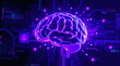 © Asawin - a glowing, stylized brain with digital circuit connections