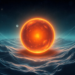 Wall Mural - planet in space