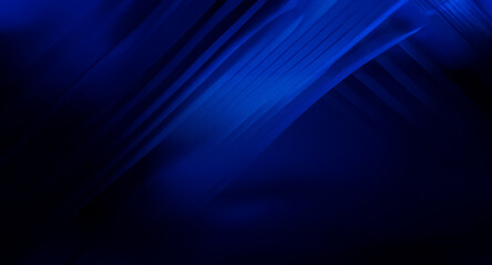 Poster - Abstract dark blue background features flowing light blue lines, creating a dynamic, modern, and elegant visual experience. Subtle gradients add depth.