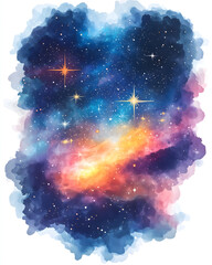 abstract background with stars