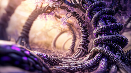 close up of a fishing net on the beach