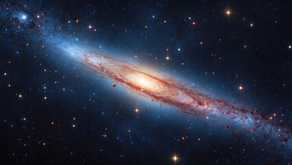 illustration of the surface of a galaxy