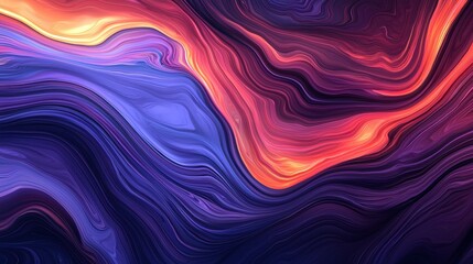 Wall Mural - abstract background with deep red and purple gradients creating flowing textures and vibrant colors 
