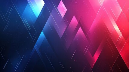 Wall Mural - abstract background with dark tones and bright neon lines in vibrant colors for modern design and ar