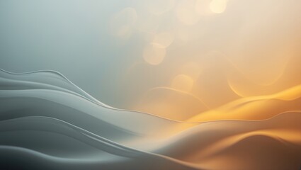 Poster - Defocused glow backdrop. Bokeh rays. Lens flare effect. Sun shine leak. Abstract blur of golden orange white black beam light spot overlay.