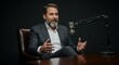 © Raphael - business man in podcast talking about business