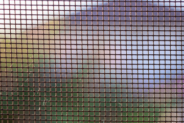 mosquito net wire screen on house window protection against insect
