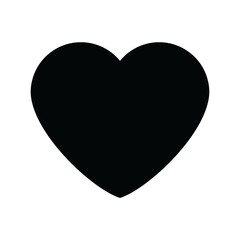 Wall Mural - heart icon, love symbol isolated on transparent background, icon for app or web site, heart PNG