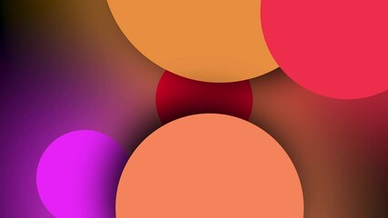Wall Mural - motion background animation with gently morphing organic shapes
