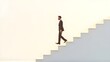 © The Phantom Studio - Silhouette of a person walking down the stairs, symbolizing decline, setbacks, or a change in direction