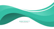 © abdgofur99 - Tosca green creative wave business banner background