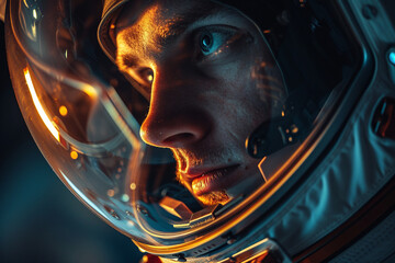Wall Mural - astronaut in a spacesuit made generative ai technology