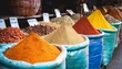 © Peter - various spices and herbs on street indian market