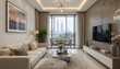 © Khan - Discover a chic 1 BHK flat, showcasing modern interiors and stylish decor, perfectly blending comfort and contemporary