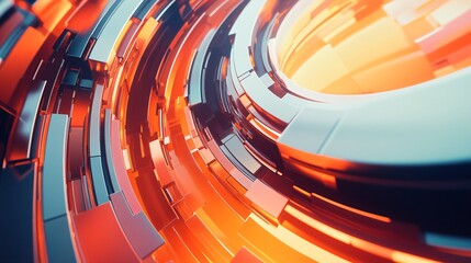 Abstract Tech Background for AR Usage