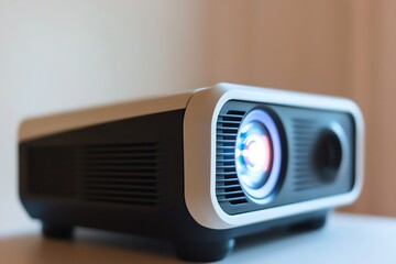 Wall Mural - stylish modern projector for home entertainment