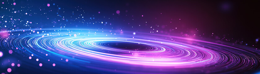 Wall Mural - dynamic cosmic swirl outer space abstract art galactic environment vibrant colors energy concept