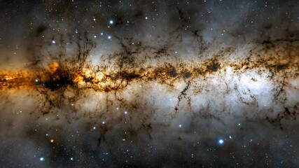 Wall Mural - Exploring the beauty of a distant galaxy filled with stars and cosmic dust