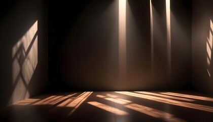 Fototapete - An abstract background with dramatic light and shadow effects, creating a mysterious and intriguing atmosphere