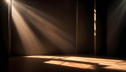 Fototapete - An abstract background with dramatic light and shadow effects, creating a mysterious and intriguing atmosphere