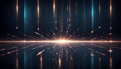 Leinwandbilder - An abstract background with sparkling and luxurious reflection light effects