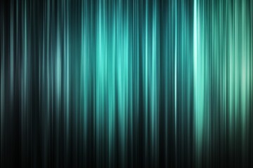 Wall Mural - Abstract Teal And Green Vertical Stripes Background Ideal For Digital Technology Concepts and Themes. The background displays a dynamic and energetic feel, perfect for use in websites, presentations