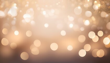 Poster - Abstract golden background with blurry lights celebration. golden christmas lights