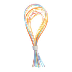Wall Mural - Flexible Strands for Creative Projects Isolated on transparent background