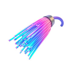Wall Mural - Umbrella with Fiber Optic Lights Effect Isolated on transparent background
