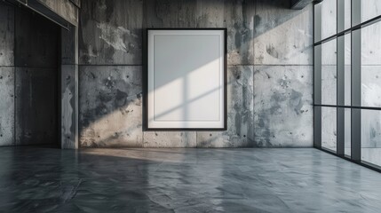 Poster - Sophisticated gallery wall featuring portrait art in an elegant, modern setting designed for professional photographers and artists to showcase their work