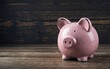 © Background_Studio - January blues, Broken piggy bank on wooden table (4)