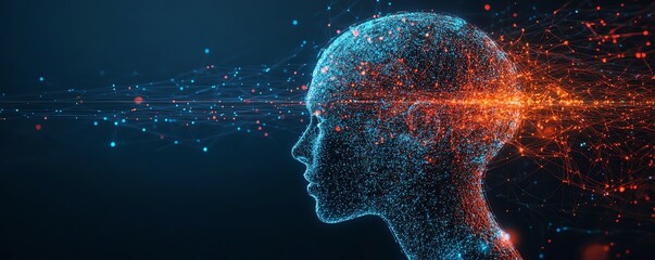 Poster - Artificial intelligence concept with robotic automation