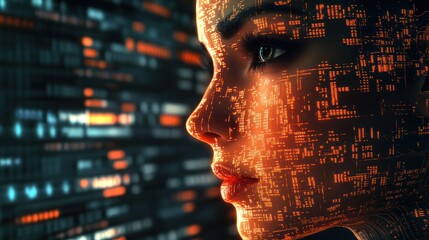 Futuristic Humanoid Interface: A Glimpse into Artificial Intelligence