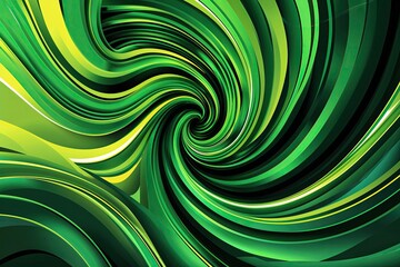 dynamic green swirl background vector design for sophisticated displays