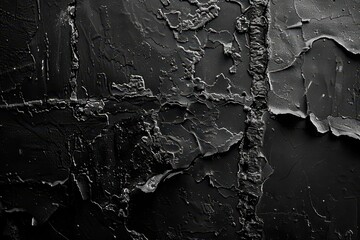 Poster - Dark Grey Abstract Grunge Texture Background