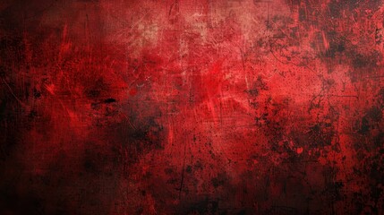 Poster - Dark Red Grunge Texture Background