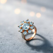 © Sara - elegant , enchanting and uniquely crafted ring. extraordinary masterpiece that transcends ordinary jewellery