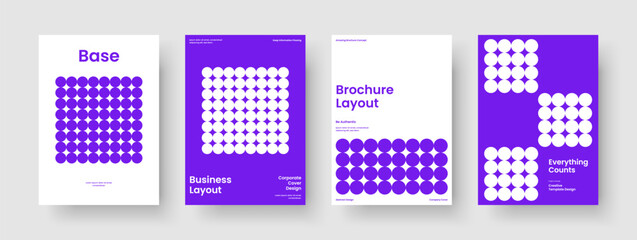 Wall Mural - abstract business presentation design. geometric book cover layout. isolated poster template. flyer.