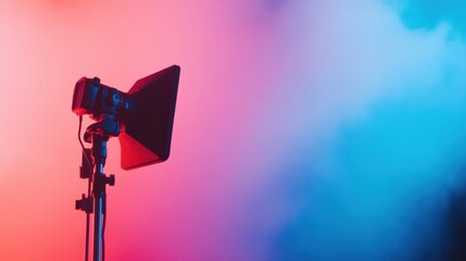 Poster - Immersive Media Production Next-Gen Studio Lighting with Gradient Chromatic Design - Innovative Content Creation Technology for Digital Storytellers
