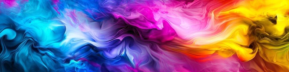 Wall Mural - Clean and Sharp Multicolor Image for Digital Designs