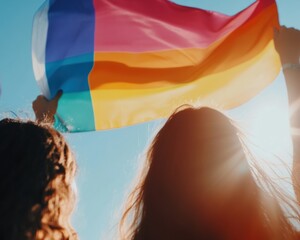 Poster - Vibrant Gen Z Pride Celebration Inclusive Digital Marketing Imagery for LGBTQ+ Community Empowerment and Social Impact Storytelling