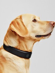 Aufkleber - Smart Pet Tech Revolution Sleek GPS-Enabled Health Monitoring Collar for Modern Pet Owners - Cutting-Edge Canine Wellness Innovation