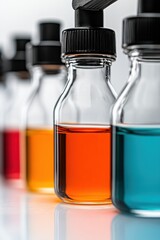 Aufkleber - Precision Diagnostics Minimalist Laboratory Fluid Analysis with Cutting-Edge AI-Enhanced Color-Coded Sample Processing for Advanced Healthcare Innovation