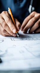 Aufkleber - Precision Healthcare Analytics Minimalist Professional Workflow Visualization with Data-Driven Medical Design for Innovative Clinical Documentation