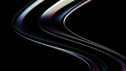 Wall Mural - abstract iridescent background design, 3d render. gradient design element for banners, backgrounds, 