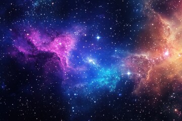 captivating deep space imagery showcasing vibrant nebulae and shimmering stars, ideal for astronomy 